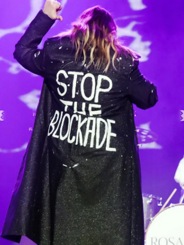 Rosa Linn STOP THE BLOCKADE Wool Coat