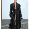 Rosie Huntington-Whiteley Leather Coat