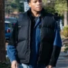 Route 187 S01 Taivion Leandré Black Puffer Vest