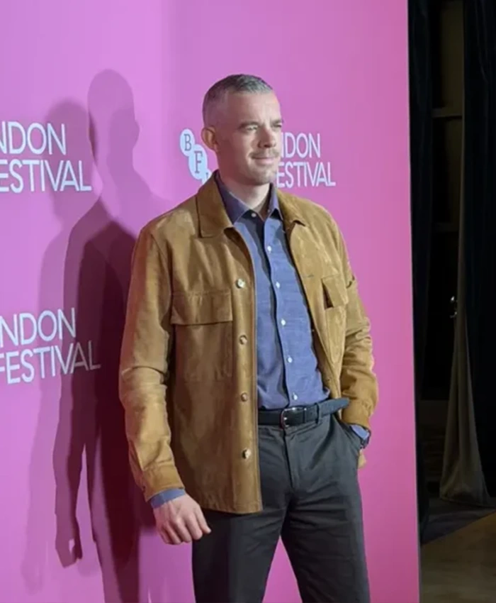 Russell Tovey Screening QUEER EDWARD II Suede Jacket
