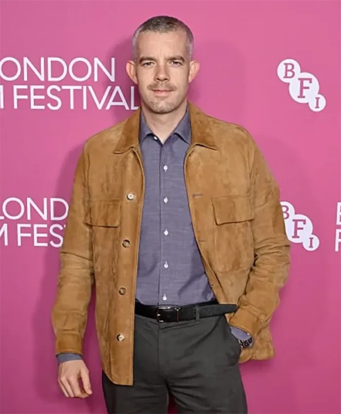 Russell Tovey Screening QUEER EDWARD II Suede Jacket