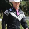 Ryan Gosling Barbie 2023 Black Fringe Shirt