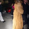 SNL After Party Tate McRae Suede Leather Coat