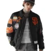 San Francisco Giants New Era x Alpha Industries MA-1 Black Jacket