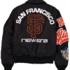 San Francisco Giants New Era x Alpha Industries MA-1 Black Jacket