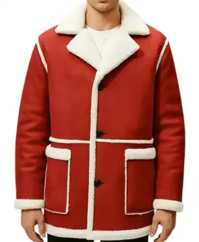 Santa Claus Christmas 2026 Shearling Jacket