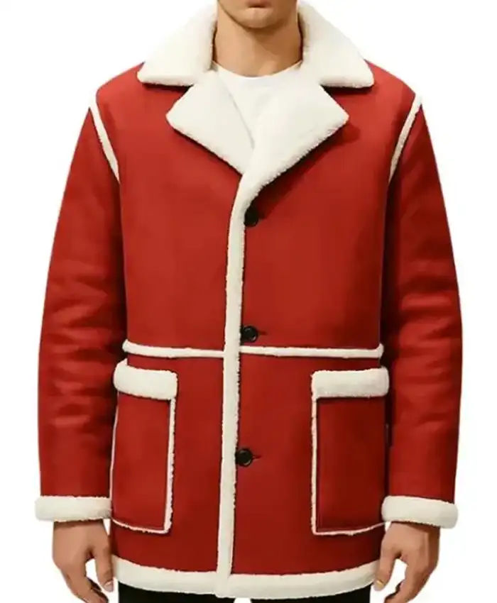 Santa Claus Christmas 2026 Shearling Jacket
