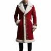 Santa Claus Christmas Red Wool Coat