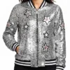 Saturday Night Live UK S02 Celeste Dring Sequin Bomber Jacket