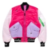 Savior Worldwide x Alpha Industries Pink Bomber Jacket