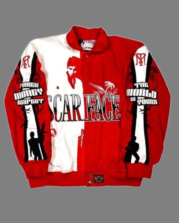 Scarface Satin Varsity Jacket