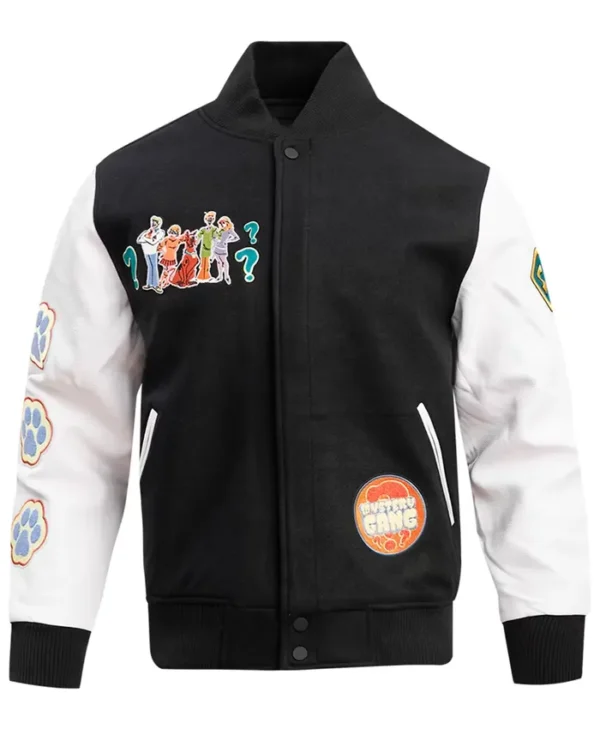 Scooby Doo Black Varsity Jacket