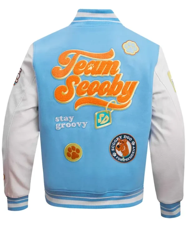 Scooby-Doo Blue Varsity Jacket