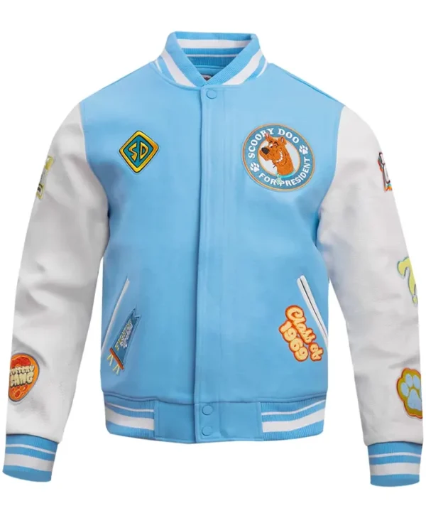 Scooby-Doo Blue Varsity Jacket