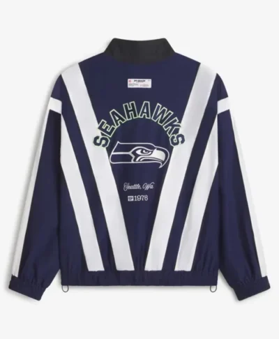 Seattle Seahawks Off Season x NFL College Navy Windbreaker Jacket
