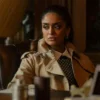 Seraphina Harrigan MobLand Movie Leather Coat