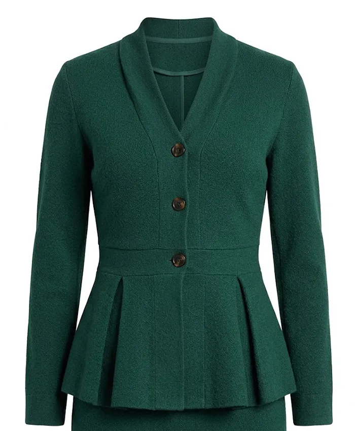 Serena Byrne War S01 Green Jacket