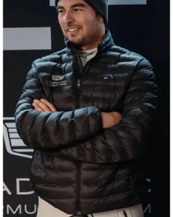 Sergio Pérez Cadillac F1 Black Puffer Jacket