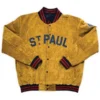 St. Paul Saints Corduroy Bomber Letterman Jacket
