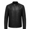 Starbright Gbenga Akinnagbe Black Leather Jacket