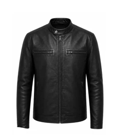 Starbright Gbenga Akinnagbe Black Leather Jacket