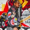 Stefon Diggs Arrival NBA Multi-Team Bomber Jacket