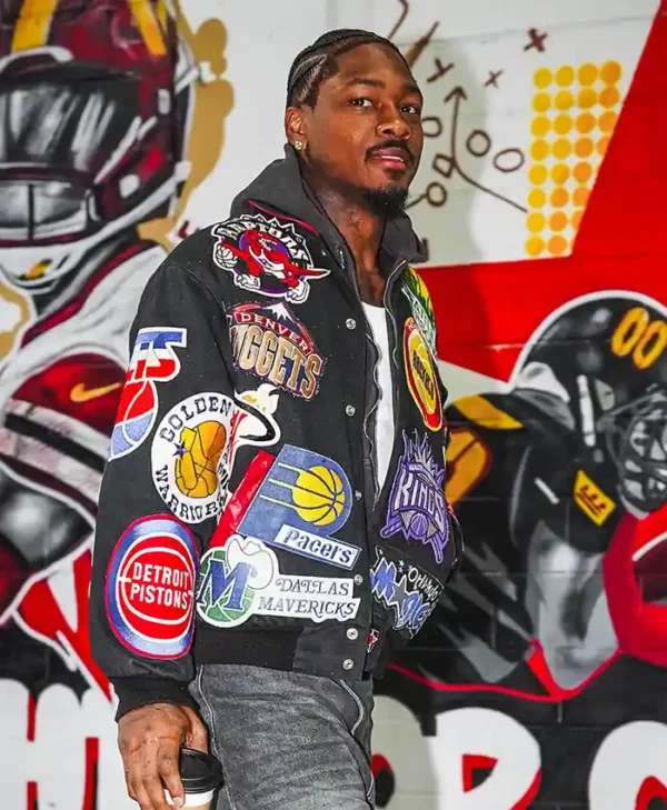 Stefon Diggs Tunnel Walk NBA Multi Team Jacket