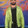 Street Fighter Premiere Blue Carpet Seth Rollins Jacket