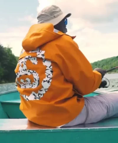 Stussy Denim Tears Orange Cotton Jacket