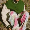 Stüssy x Denim Tears Fall 2026 Green Varsity Jacket