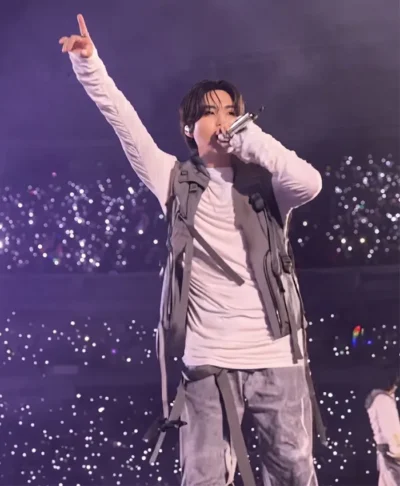 Suga BTS Arirang World Tour Bogota Suit Vest