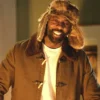 Super Bowl Commercial Ad Idris Elba Brown Fur Collar Jacket