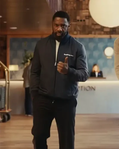 Super Bowl Commercial Ad Idris Elba Stringer Bell Bomber Jacket