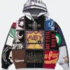 Supreme Number (N)ine Patchwork Zip-Up Hoodie