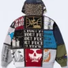 Supreme Number (N)ine Patchwork Zip-Up Hoodie