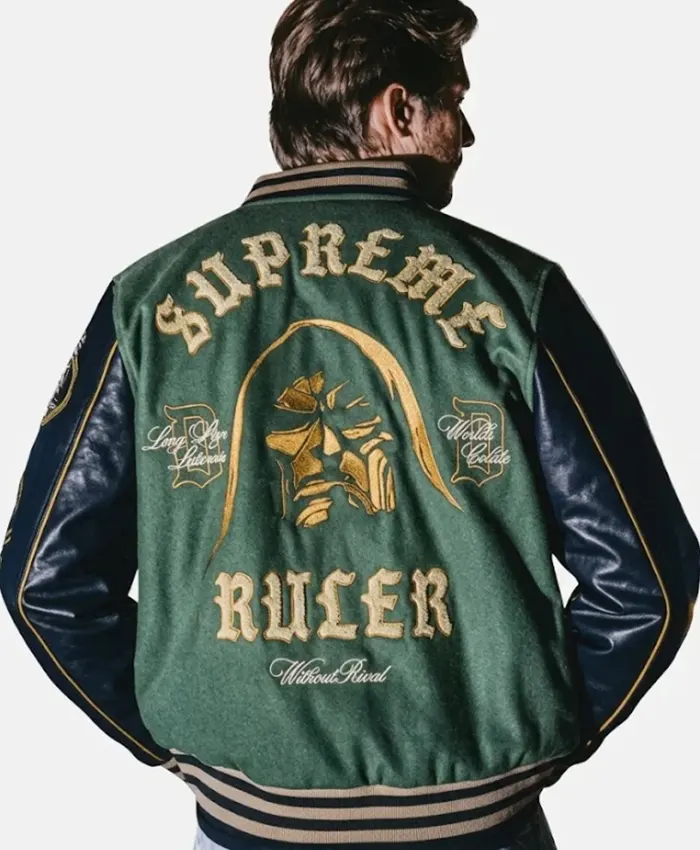 Supreme Ruler Without Rival Green Varsity Jacket