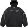 Supreme x Nike Black Nylon Hooded Jacket