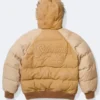 Supreme x Timberland Fur Hooded Suede Puffer Jacket