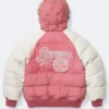 Supreme x Timberland Fur Hooded Suede Puffer Jacket