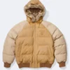 Supreme x Timberland Fur Hooded Suede Puffer Jacket
