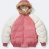 Supreme x Timberland Fur Hooded Suede Puffer Jacket