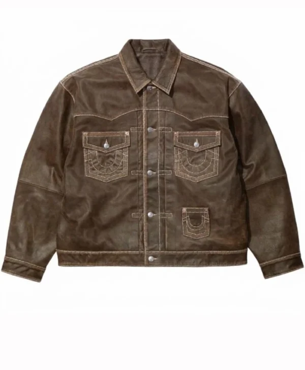 Supreme × True Religion Brown Trucker Jacket