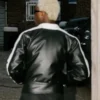 TML Vibez Black Leather Jacket