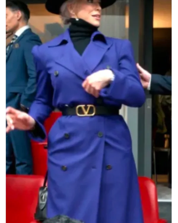 Ted Lasso S04 Hannah Waddingham Purple Coat