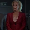 Ted Lasso S04 Hannah Waddingham Red Printed Blazer