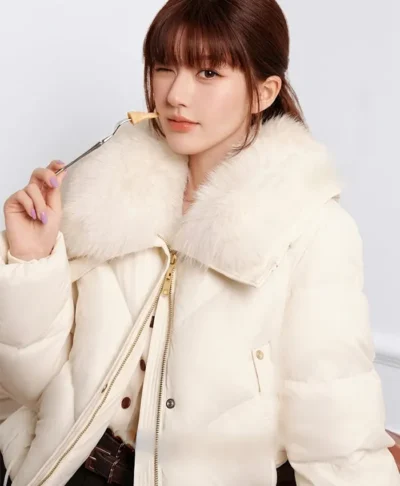 Teenie Weenie Canvas Down Puffer Jacket