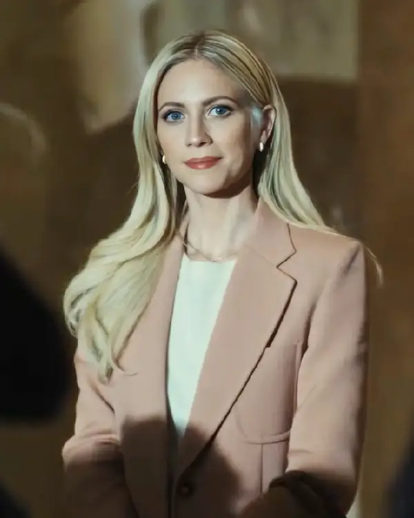 The Beast in Me Brittany Snow Pink Blazer