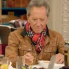 The Celebrity Traitor S02 Richard E. Grant Leather Jacket