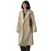 The Child 2026 Belen Cuesta Beige Cotton Trench Coat