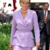 The Crown S5 Princess Diana Purple Coat